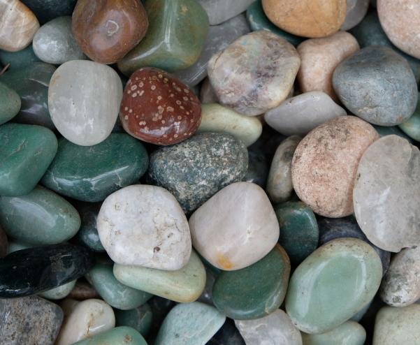 Collection of multicolored stones